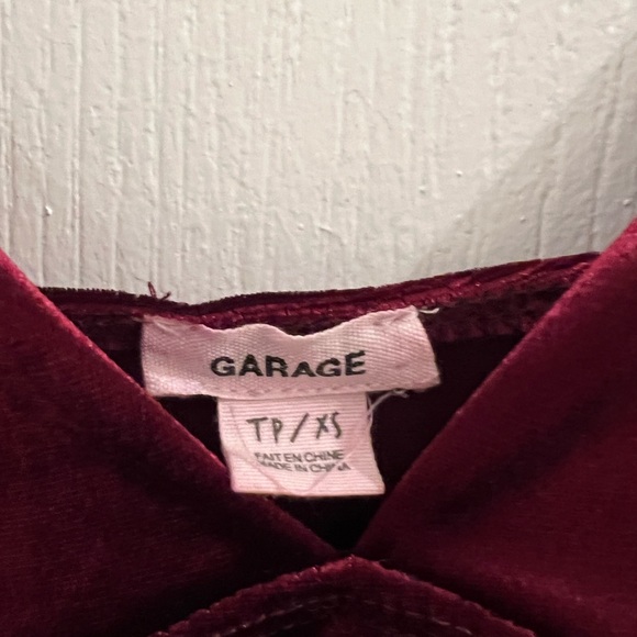 GARAGE Maroon Bralette - Picture 2 of 3